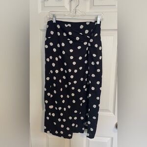 Urban Outfitters Black and White Polka Dot Skirt